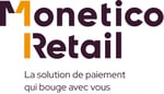 Logo Monetico Retail avec signature - Aubergine